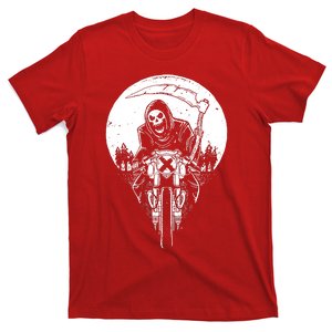 Grim Racer Biker Vest Metal Rock Goth Reaper Motorcycle Death T-Shirt