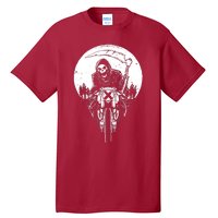 Grim Racer Biker Vest Metal Rock Goth Reaper Motorcycle Death Tall T-Shirt