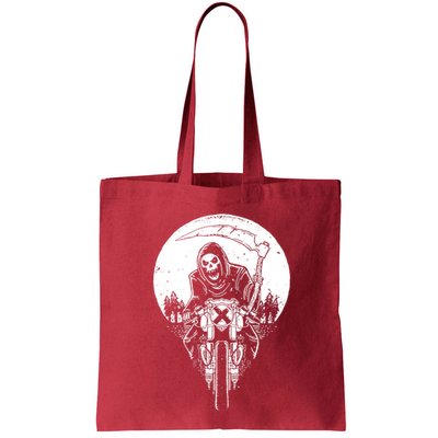 Grim Racer Biker Vest Metal Rock Goth Reaper Motorcycle Death Bag
