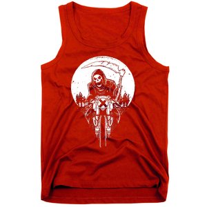 Grim Racer Biker Vest Metal Rock Goth Reaper Motorcycle Death Tank Top