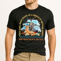 Gods Rocksolid Breaker Rock Beach Vbs 2024 Christian Cooling Performance Crew T-Shirt