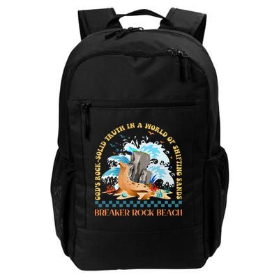 Gods Rocksolid Breaker Rock Beach Vbs 2024 Christian Backpack