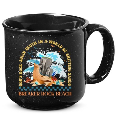 Gods Rocksolid Breaker Rock Beach Vbs 2024 Christian 15oz Campfire Ceramic Mug