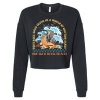 Gods Rocksolid Breaker Rock Beach Vbs 2024 Christian Cropped Pullover Crew