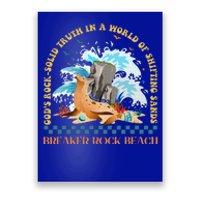 Gods Rocksolid Breaker Rock Beach Vbs 2024 Christian Poster