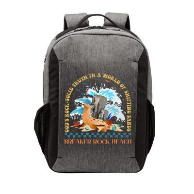 Gods Rocksolid Breaker Rock Beach Vbs 2024 Christian Vector Backpack