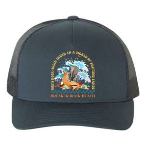 Gods Rocksolid Breaker Rock Beach Vbs 2024 Christian Yupoong Adult 5-Panel Trucker Hat