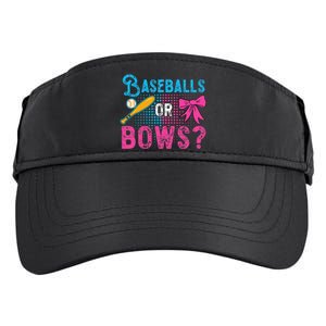 Gender Reveal Baseball Quote for a Baseball Family Adult Drive Performance Visor