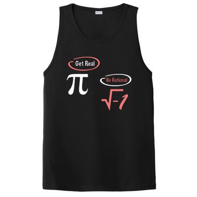 Get Real Be Rational National Pi Day Nerdy Fun Gift PosiCharge Competitor Tank