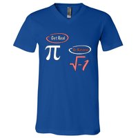 Get Real Be Rational National Pi Day Nerdy Fun Gift V-Neck T-Shirt