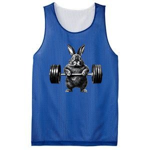 Gym Rabbit Bodybuilder Weight Lifting Rabbit Training Fitness Meaningful Gift Mesh Reversible Basketball Jersey Tank