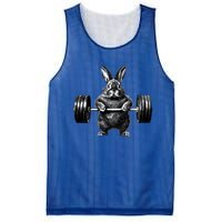 Gym Rabbit Bodybuilder Weight Lifting Rabbit Training Fitness Meaningful Gift Mesh Reversible Basketball Jersey Tank