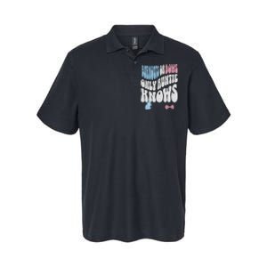 Gender Reveal Burnouts Or Bows New Aunt Softstyle Adult Sport Polo