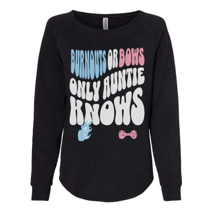 Gender Reveal Burnouts Or Bows New Aunt Womens California Wash Sweatshirt