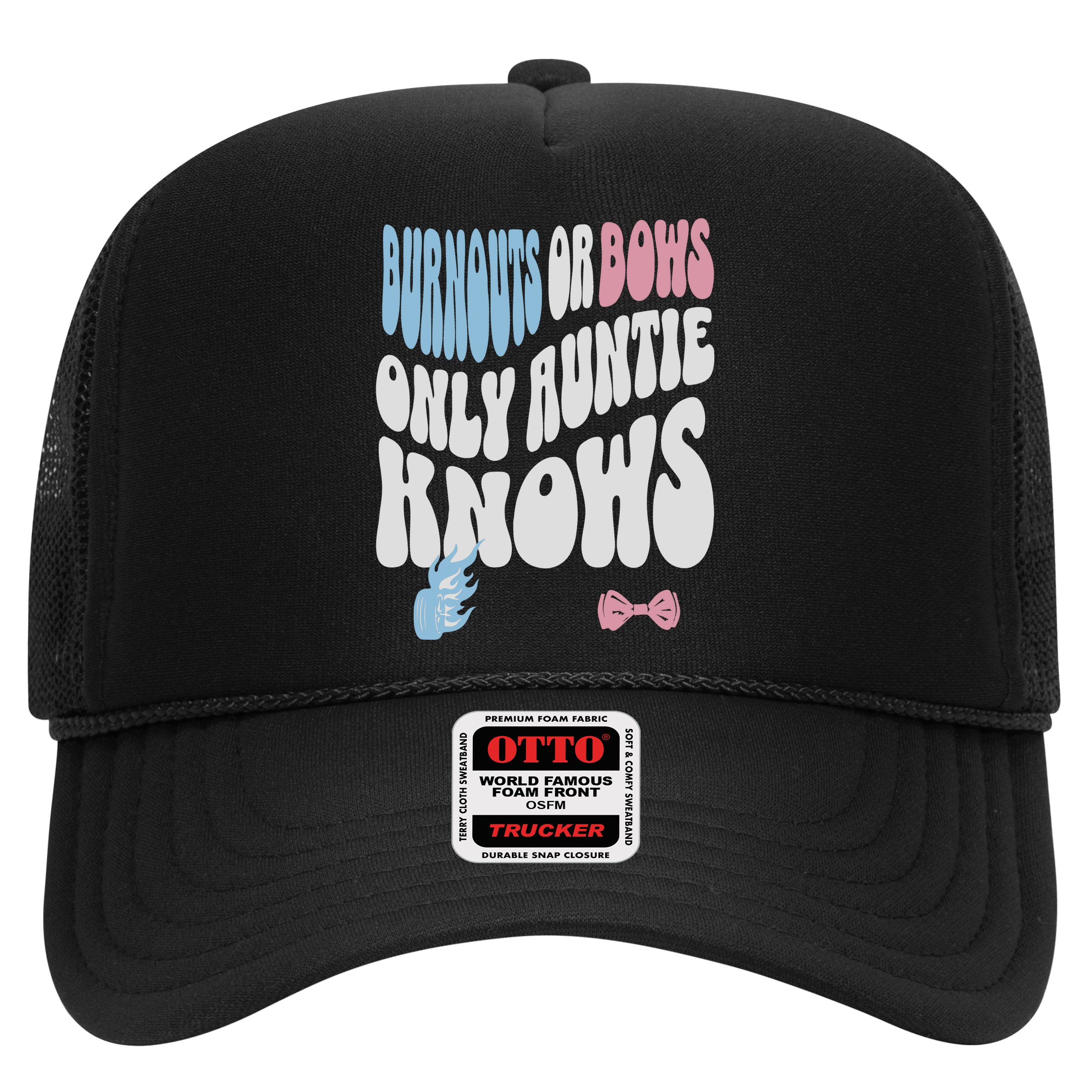 Gender Reveal Burnouts Or Bows New Aunt Hat