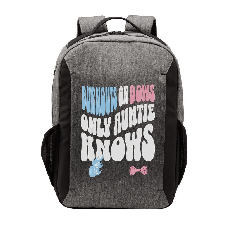 Gender Reveal Burnouts Or Bows New Aunt Vector Backpack