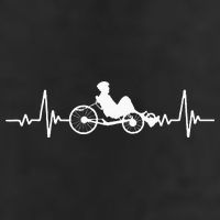 Great Recumbent Bike Heartbeat Design Cycling 11oz C Handle Ceramic Mug
