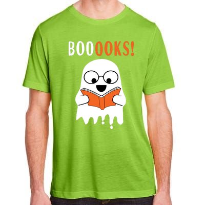 Ghost Reading Books Meaningful Gift Funny Halloween Adult ChromaSoft Performance T-Shirt