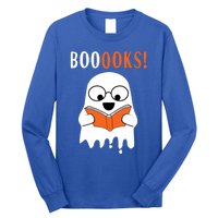 Ghost Reading Books Meaningful Gift Funny Halloween Long Sleeve Shirt