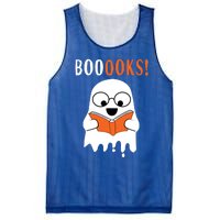 Ghost Reading Books Meaningful Gift Funny Halloween Mesh Reversible Basketball Jersey Tank