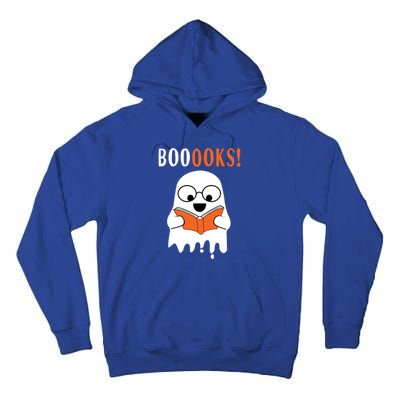 Ghost Reading Books Meaningful Gift Funny Halloween Tall Hoodie