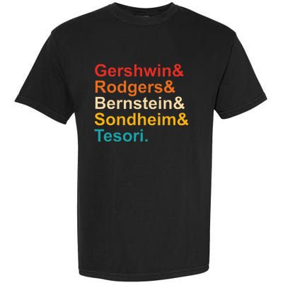 Gershwin& Rodgers& Bernstein& Sondheim& Tesori Retro Garment-Dyed Heavyweight T-Shirt