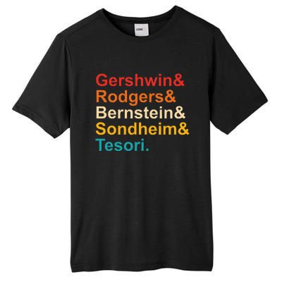 Gershwin& Rodgers& Bernstein& Sondheim& Tesori Retro Tall Fusion ChromaSoft Performance T-Shirt