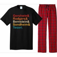 Gershwin& Rodgers& Bernstein& Sondheim& Tesori Retro Pajama Set