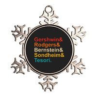 Gershwin& Rodgers& Bernstein& Sondheim& Tesori Retro Metallic Star Ornament