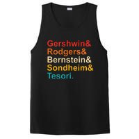 Gershwin& Rodgers& Bernstein& Sondheim& Tesori Retro PosiCharge Competitor Tank