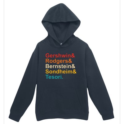 Gershwin& Rodgers& Bernstein& Sondheim& Tesori Retro Urban Pullover Hoodie