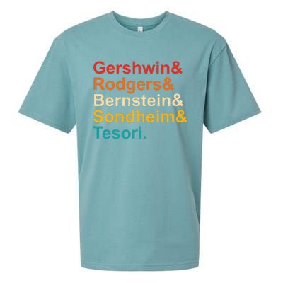 Gershwin& Rodgers& Bernstein& Sondheim& Tesori Retro Sueded Cloud Jersey T-Shirt