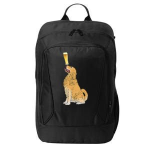 Golden Retriever Beer Lovers Craft Beer City Backpack