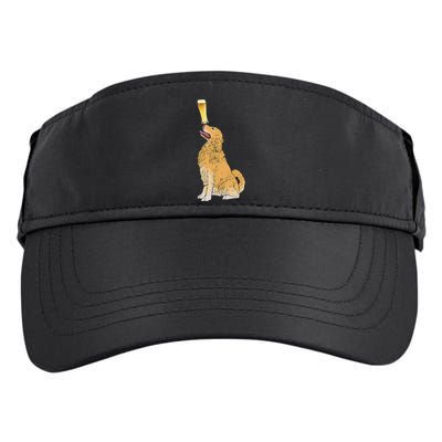 Golden Retriever Beer Lovers Craft Beer Adult Drive Performance Visor