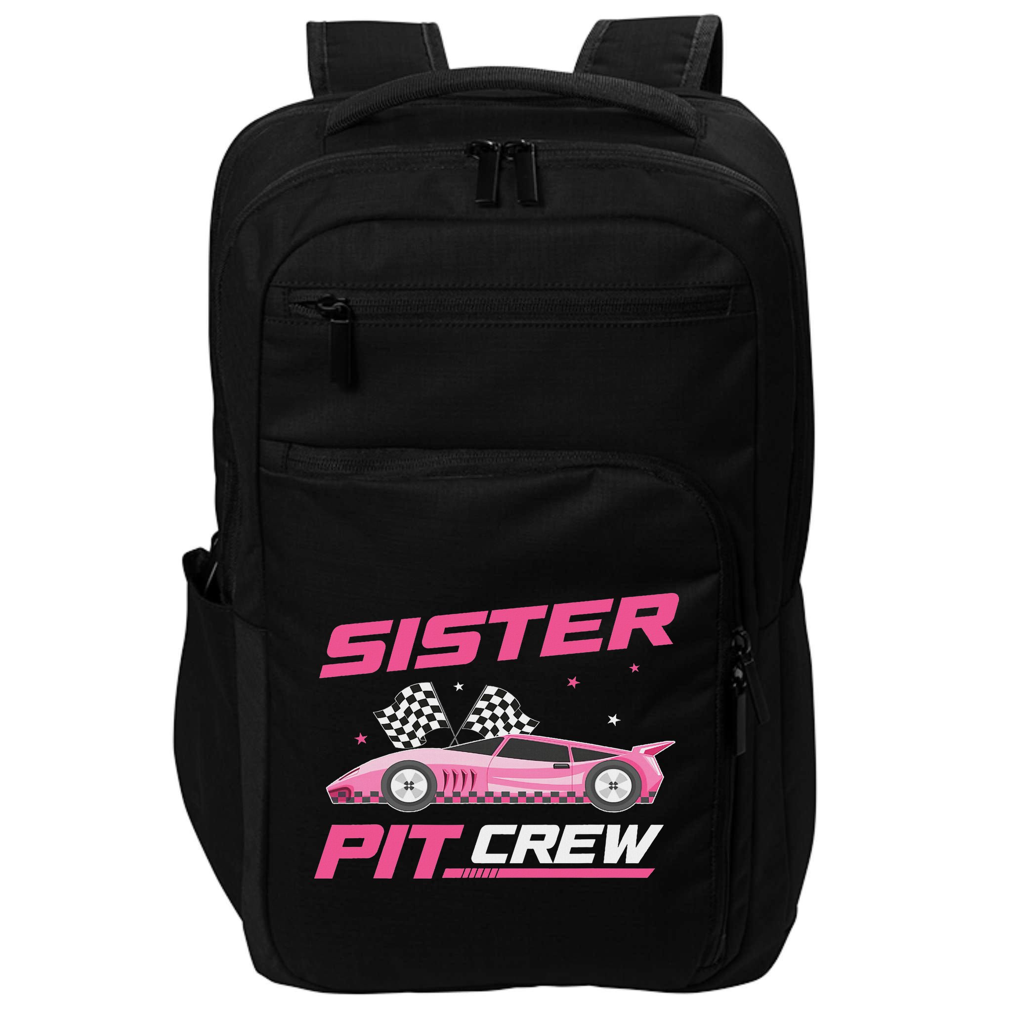 Girl Race Car Birthday Decorations Racing Sister Pit Crew Impact Tech Backpack