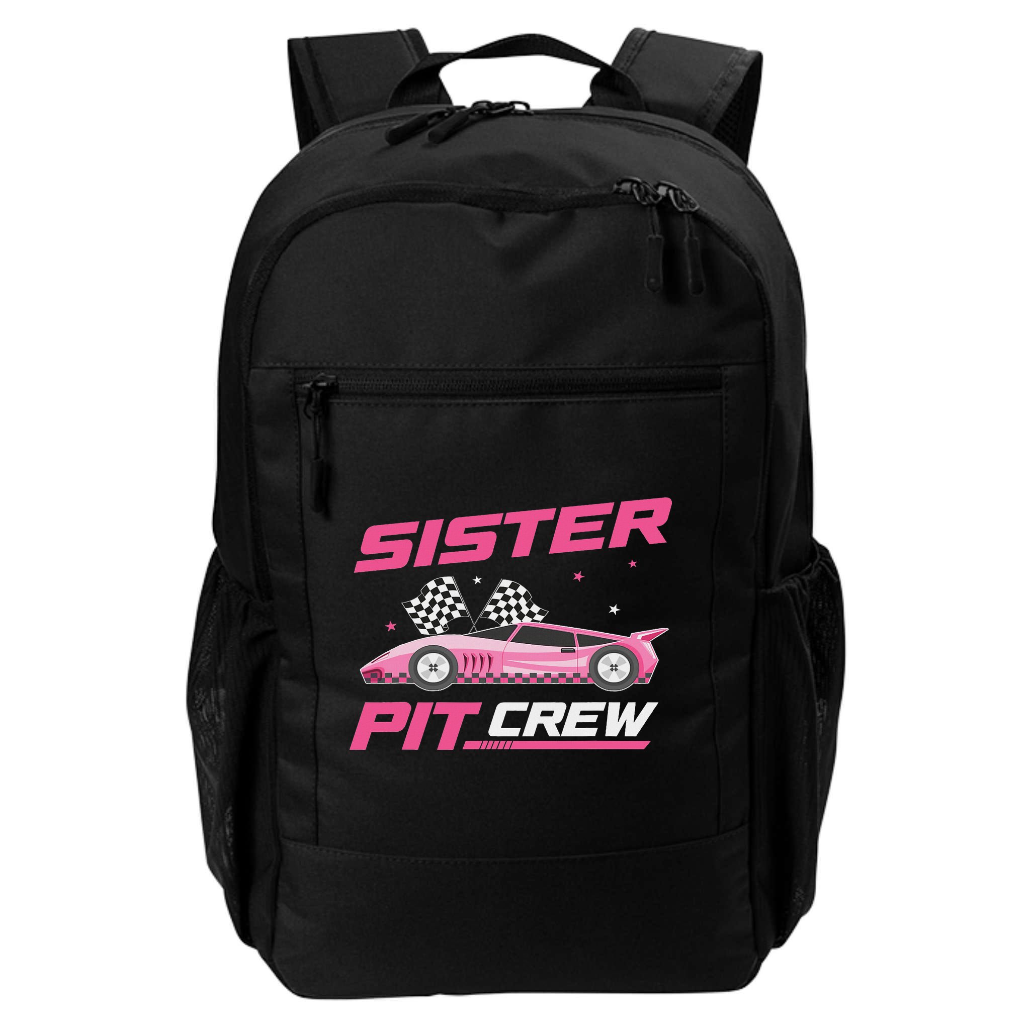 Girl Race Car Birthday Decorations Racing Sister Pit Crew Backpack
