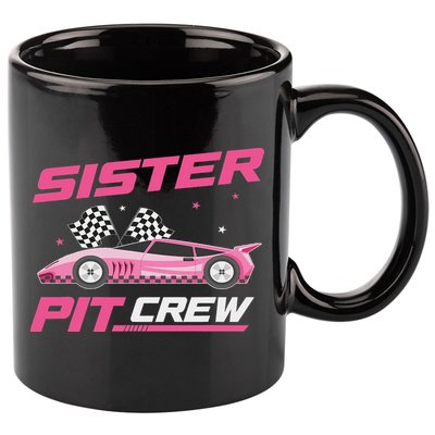 Girl Race Car Birthday Decorations Racing Sister Pit Crew 11oz C Handle Ceramic Mug