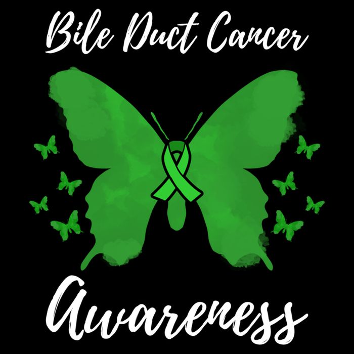 Green Ribbon Cholangiocarcinoma Bile Duct Cancer Awareness Meaningful Gift Impact Tech Backpack