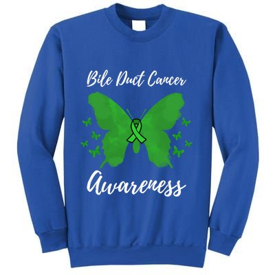 Green Ribbon Cholangiocarcinoma Bile Duct Cancer Awareness Meaningful Gift Sweatshirt