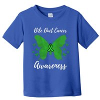 Green Ribbon Cholangiocarcinoma Bile Duct Cancer Awareness Meaningful Gift Toddler T-Shirt