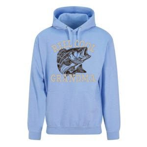 Grandma Reel Cool Funny Fishing Fish Bass Fly Fishing Unisex Surf Hoodie