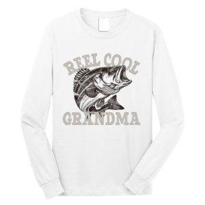 Grandma Reel Cool Funny Fishing Fish Bass Fly Fishing Long Sleeve Shirt