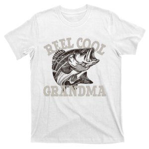 Grandma Reel Cool Funny Fishing Fish Bass Fly Fishing T-Shirt