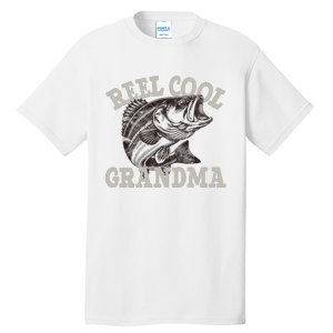 Grandma Reel Cool Funny Fishing Fish Bass Fly Fishing Tall T-Shirt