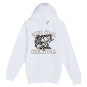 Grandma Reel Cool Funny Fishing Fish Bass Fly Fishing Premium Pullover Hoodie