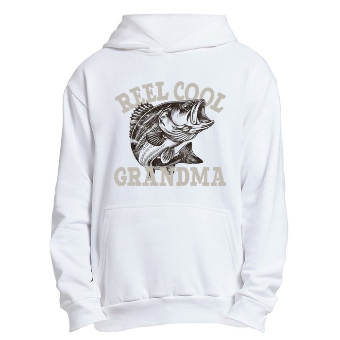 Grandma Reel Cool Funny Fishing Fish Bass Fly Fishing Urban Pullover Hoodie