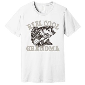 Grandma Reel Cool Funny Fishing Fish Bass Fly Fishing Premium T-Shirt