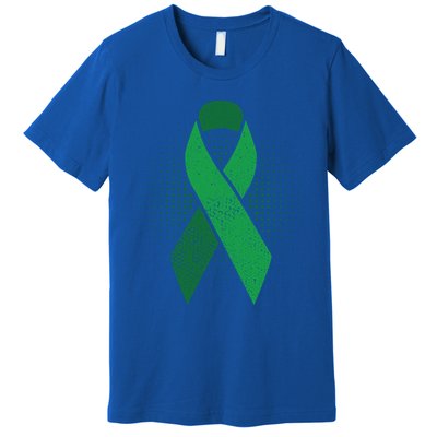 Green Ribbon Cool Gift Cerebral Palsy Awareness Funny Gift Premium T-Shirt