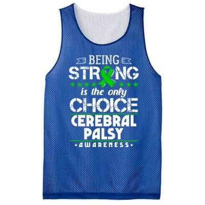 Green Ribbon Cool Gift Cerebral Palsy Awareness Cool Gift Mesh Reversible Basketball Jersey Tank