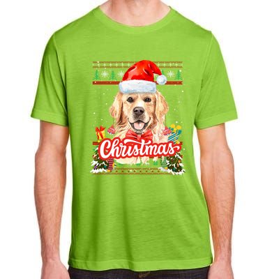 Golden Retriever Christmas Jumper Costume Idea Gift Adult ChromaSoft Performance T-Shirt